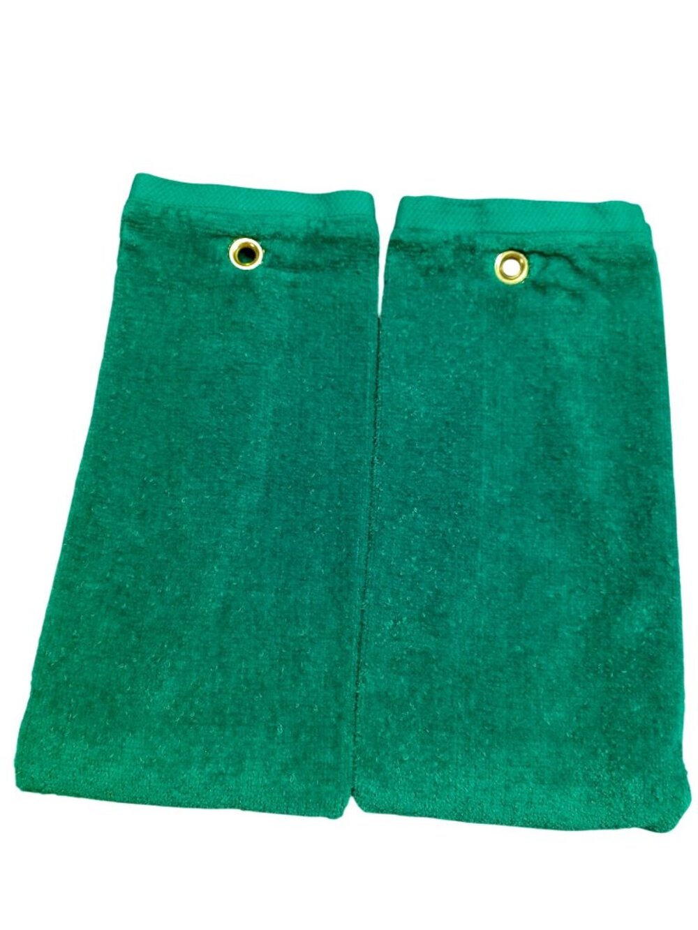 Golf Towels Terry Cloth Set Of 2 Green Grommet 100% Cotton Royal Family Unisex
